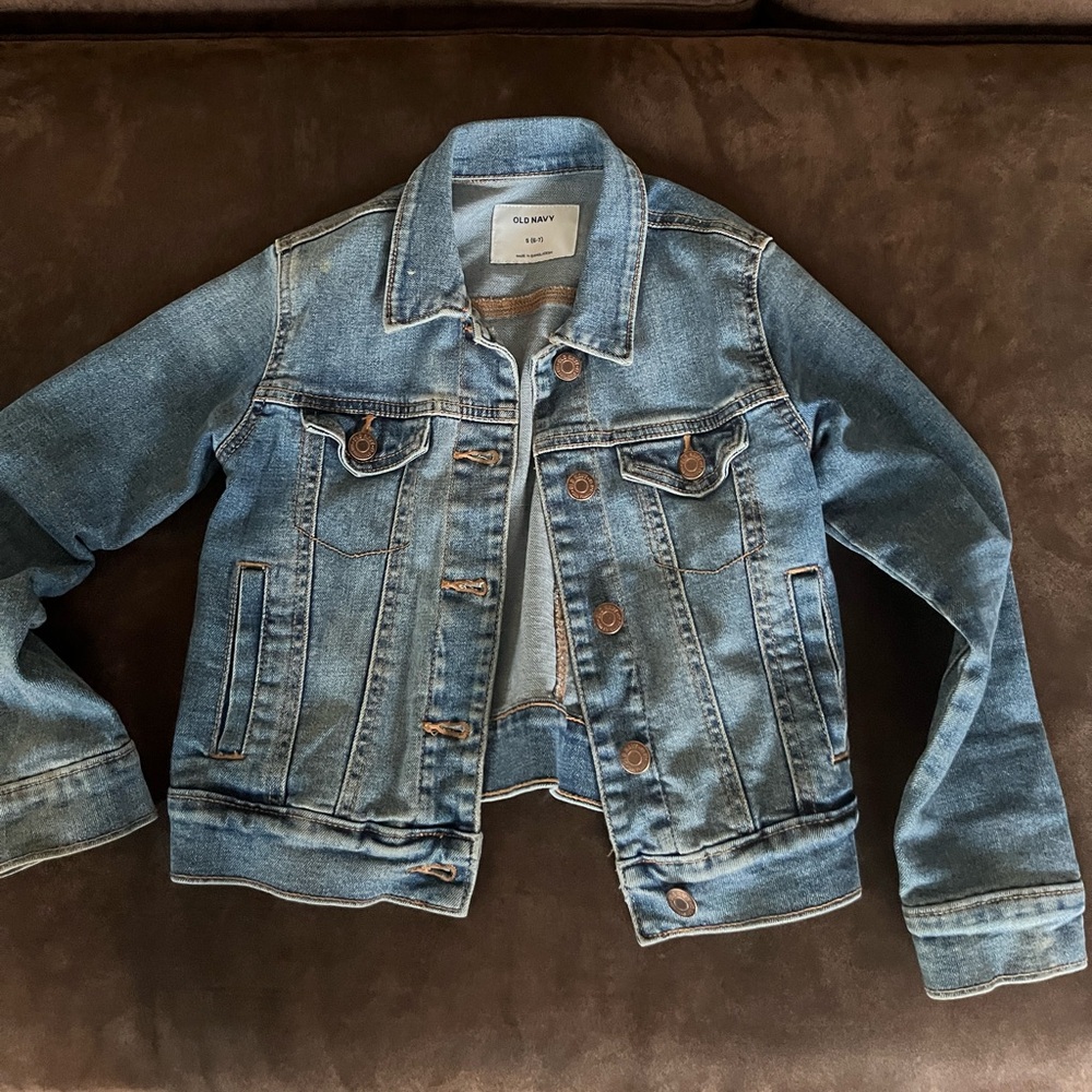 Kids unisex jean jacket